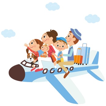 Astuces pour voyager en avion avec les enfants