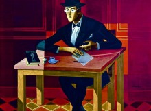 Tableau de Fernando Pessoa, visite Lisbonne