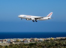 Avion de la compagnie Air Europa qui mettra en place prochainement des vols sans bagage en soute