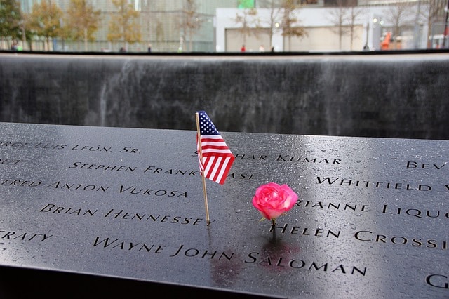 Mémorial Ground Zero lors d'une visite de la ville de New York