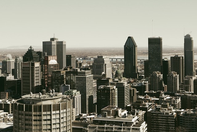 Panorama de la ville de Montréal