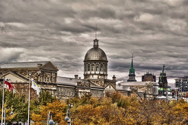 Quartier du Vieux Montréal lors d'une visite de la ville