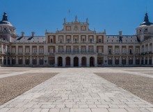 Le majestueux palais royal à Madrid.