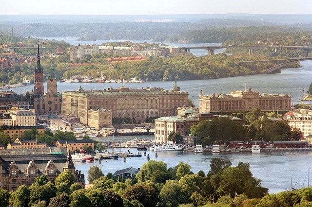 La magnifique ville de Stockholm
