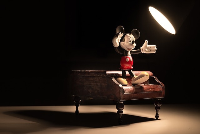 Mickey, le plus célèbre personnage des studios WAlt Disney. 