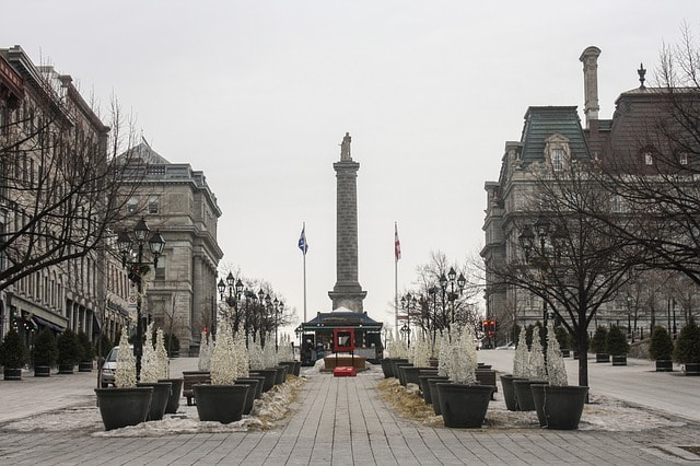 Le vieux Montréal, partie historique de la ville.