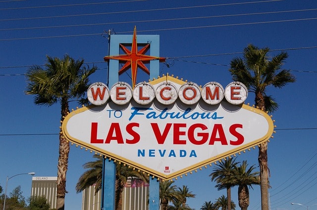 Panneau de bienvenue à Las Vegas Nevada.