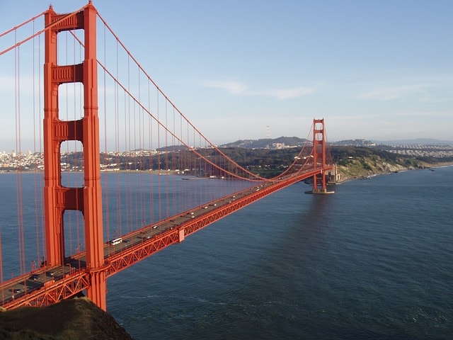 Le Golden Gate Bridge, pont de San Francisco