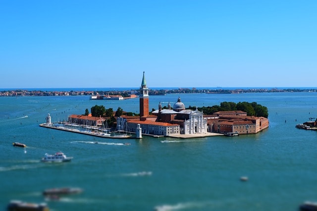 La petite île de San Giorgio Maggiore à Venise.