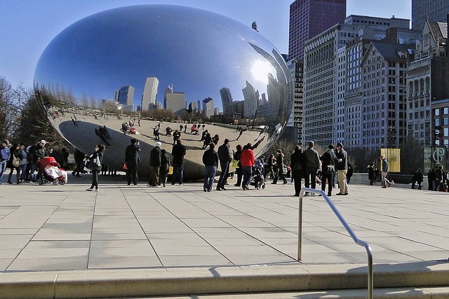 Chicago Beans, le haricot, symbole de la ville de Chicago.
