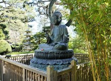 Statue de Bouddha au Golden Gate Bridge Garden à San Francisco.