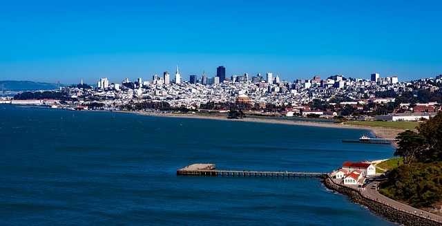Magnifique vue sur toute la baie de San Francisco.