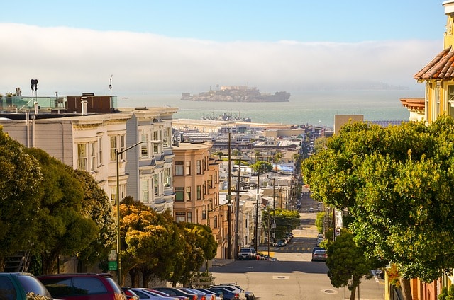 Vue panoramique sur la ville de San Francisco.
