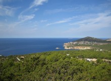 Paysages Sant Antoni de POrtmany : forêts, plages, mer.