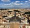 Vue aérienne sur Vatican à Rome.