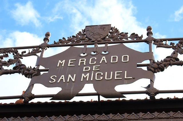 Plaque Mercado San Miguel