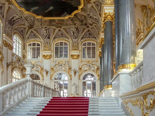Musée Ermitage de Saint Petersbourg, une belle destination hivernale en 2017.