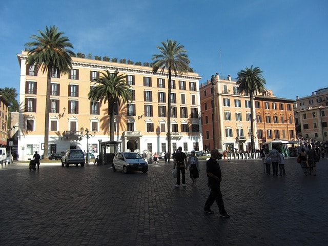 Piazza Spagna à Rome.