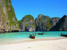 La plage du film la plage, à Koh Phi Phi Leh