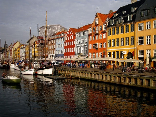 Vue sur Nyhavn à Copenhague