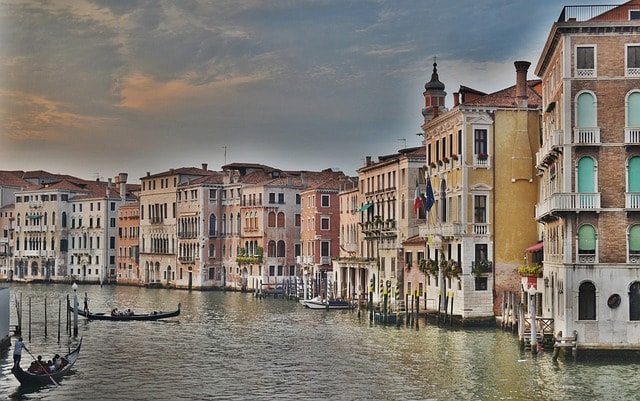 Vue sur le Grand Canal de Venise