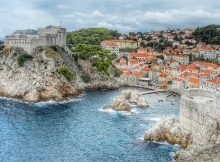 Aperçu de la ville de Dubrovnik en Croatie.