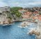 Aperçu de la ville de Dubrovnik en Croatie.