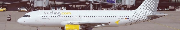 Avion de la compagnie low-cost Vueling.