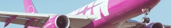 Avion de la compagnie low-cost WowAir.