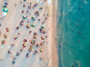 Plage du Costa Rica. 