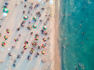 Plage du Costa Rica. 