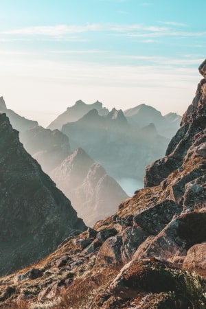 Montagnes de Norvège. 