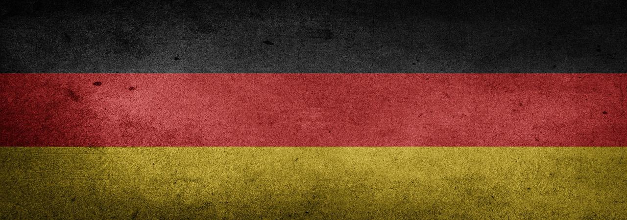 Un vol Allemagne pas cher avec Algofly illustré par le drapeau national.